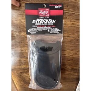 Rawlings Left Hand Batter Helmet Extension Black Baseball Softball Safety New